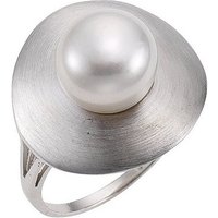 Zeeme Fingerring 925 Silber Perle weiß von Zeeme