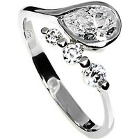 Zeeme Fingerring 925 Sterling Silber rhod. Zirkonia von Zeeme