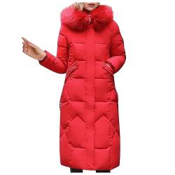 Zeiayuas Mid Length Daunenjacke für Damen Winterjacke Lange Daunenjacke Steppjacke Winterparka Wintermantel Parka Jacke Outwear Frauen Winter Warm Daunenmantel Grosse Grössen Outwear Winterjacke von Zeiayuas