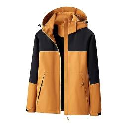 Zeiayuas Softshelljacke Damen Wasserdicht Atmungsaktiv Kapuzenpullover für Damen Bergsteigerkleidung Winterjacke Outdoor Winter Ladejacke für Frauen Sportswear Große Größe Atmungsaktiv Damen Winter von Zeiayuas