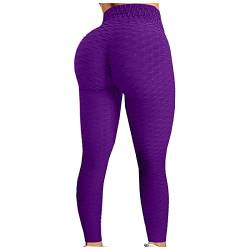 Zeiayuas Yogahose Damen Lang Schwarz Sportleggings mit Bauchkontrolle High Waist Leggins Slim Fit Angenehm Weiche Elastische Yoga Leggins Sporthose Workout Gym Yogahose Fitnesshose Jogginghose von Zeiayuas