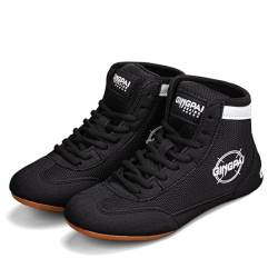 Zeihyeurus Ringerschuhe Herren,Fitness Training Boxschuhe,Boxschuhe FüR Jugendliche,Atmungsaktive Boxstiefel,Leichte Und,Atmungsaktive,Flexibel,Langlebig,Fitness,Sport,Kampf,Sanda,Taekwondo,Wettkampf von Zeihyeurus