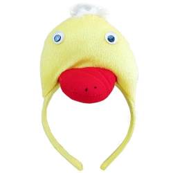Witziges Entenhaar-Stirnband, schöner Kopfschmuck, Cartoon-Haarband, perfekt für Partys und Feiern, niedliches Enten-Stirnband von Zeizafa
