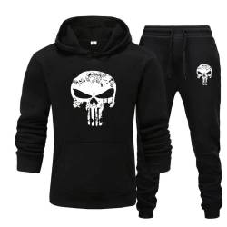 Zelbuck Unisex jogginganzug skull pullover 3d druck Herren Totenkopf Trainingsanzug Skull Totenkopf Jogginganzug für herren Trainingsanzug Pullover Jogger Set Skull Jogginganzug jogging 3d (A1,M) von Zelbuck