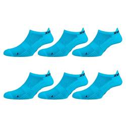 Zen Core blaue Sneaker Füßlinge 3, 6, 12 Paare, Größe 40-43 und 44-47 für Herren, kurze Socken, Sport&Freizeit, Laufsocken, Fitness, Fahrradfahren, Running Socken, Atmungsaktiv, Antiblasen von Zen Core