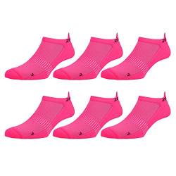 Zen Core pinke Sneaker Füßlinge 3, 6, 12 Paare, Größe 35-37 und 38-41 für Damen, kurze Socken, Sport&Freizeit, Laufsocken, Fitness, Fahrradfahren, Running Socken, Atmungsaktiv, Gepolstert, Antiblasen von Zen Core