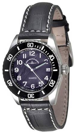 Zeno Watch Basel Damen Uhr Analog Quarz mit Leder Armband 6642-515Q-s1 von Zeno Watch Basel