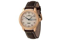 Zeno Watch Basel Herren Uhr Analog Automatik mit Leder Armband 11554DD-Pgr-f2 von Zeno Watch Basel