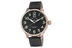 Zeno Watch Basel Herren Uhr Analog Quarz mit Leder Armband 6221-7003Q-Pgr-a1 von Zeno Watch Basel