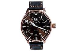 Zeno Watch Basel Herren Uhr Analog Quarz mit Vergoldet Armband 6221N-7003Q-Pgr-a6 von Zeno Watch Basel
