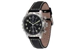 Zeno-Watch Herrenuhr - NC Pilot Tachymeter Chronograph Bicompax - 9557-2T-a1 von Zeno Watch Basel