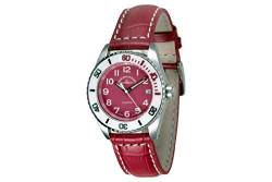 Zeno-Watch Damenuhr - Diver Ceramic Medium Size - red - 6642-515Q-s7 von Zeno