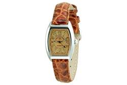 Zeno-Watch Damenuhr - Tonneau Lady Brown - 6271-h6 von Zeno