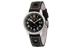 Zeno-Watch Herrenuhr - Classic Pilot Date - 3315Q-matt-a19 von Zeno