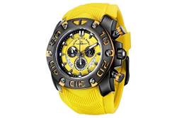 Zeno-Watch Herrenuhr - Neptun 3 Chrono Black&Yellow - 4539-5030Q-bk-s9 von Zeno