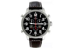 Zeno-Watch Herrenuhr - Oversized Pilot Pilot Chrono-Alarm - 8576Q-a1 von Zeno