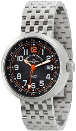 Zeno-Watch Herrenuhr - Rondo GMT (Dual Time) - B554Q-GMT-a15M von Zeno