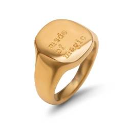 Zentana Aus magischem Ring – Siegelring aus 18 Karat Gold – Selbstliebe von Zentana