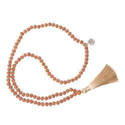 Zentana Rudraksha Mala Halskette – Rudraksha Samen & Quaste – Verständnis von Zentana