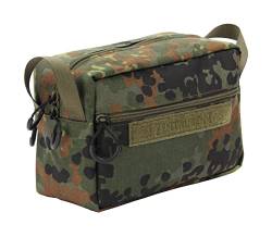 Zentauron Kulturtasche 5Farbflecktarn I Taktische Kulturtasche aus hochwertigem Cordura mit 3L Volumen I Reise Camping Waschtasche Kosmetiktasche Herren & Damen I Kulturbeutel zum Aufhängen von Zentauron