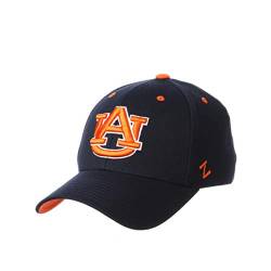 Zephyr NCAA Auburn Tigers Mens Stretch Fitted Hat Team Color, Auburn Tigers Navy, Medium von Zephyr