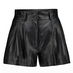 Zerimar Damen-Shorts | Ledershorts | Elegante Damen-Shorts | Hosen für Damen | Farbe: Schwarz Größe 44 von Zerimar