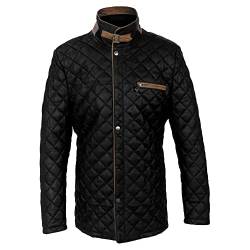 Zerimar Lederjacke Herren - Herren Lederjacke Elegante - Lederjacke Herren Echtleder - Hochwertige Leder Jacke für Männer - Modische Lederjacke Herren - Farbe Schwarz - Talla M von Zerimar