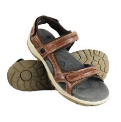 Zerimar Sandalen Damen Sommer - Damen Sportsandalen Hochwertigen und Bequemen Wandersandalen - Handgefertigte Damen Sandalen -Verstellbare Riemen und Klettverschluss für Perfekten Sitz Tan Größe 40 von Zerimar