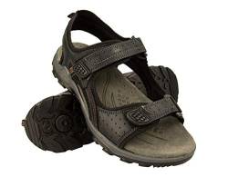 Zerimar Sandalen herren - Leder Sandalen Herren - sandalen für jungen - trekkingsandalen herren - Herren schuhe Sommer - Pantoletten herren - Wandersandalen - Schwarz - Größe 42 von Zerimar