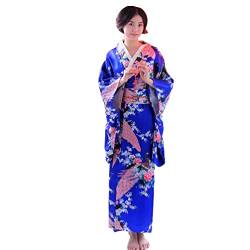 Zerodeko Damen Roben Japanisches Kimono- Kostüm Japanischer Geisha Yukata Kimono Bademantel Japaner Langdruck Kimono Robe Bluse Kimono Vertipper Brautparty Kimono Rüben für Frauen M?dchen von Zerodeko