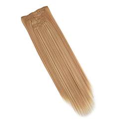 Haarverlängerungen, 6 Lange Perückenstücke, Leicht zu Reinigen für die Tägliche Dekoration (16.27H613#) von Zerodis