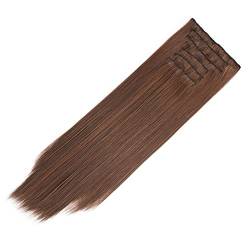 Haarverlängerungen, 6 Lange Perückenstücke, Leicht zu Reinigen für die Tägliche Dekoration (4.2M30#) von Zerodis