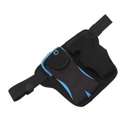 Laufgürtel, Sport-Hüfttasche, Große Tasche, Laufgürtel für Outdoor-Wandern (Blau) von Zerodis