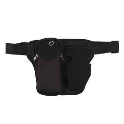 Laufgürtel, Sport-Hüfttasche, Große Tasche, Laufgürtel für Outdoor-Wandern (Schwarz) von Zerodis