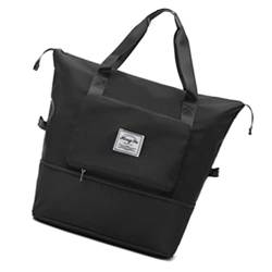 Sporttasche, Tragbare Reisetasche mit Großem Fassungsvermögen für Männer und Frauen Zum Camping (Freie Größe) von Zerodis