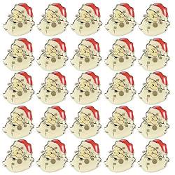 Weihnachtsabzeichen, 25 Stück Weihnachtsmotiv LED leuchtende Brosche Pin Abzeichen Weihnachtsbrosche Pins für Weihnachten Weihnachtsfeier(Weihnachtsmann) von Zerodis
