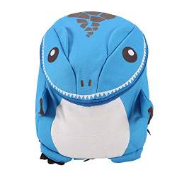 Zerodis 3D Kleinkind Dinosaurier Rucksack Cartoon Kindergarten kleine leichte Schulrucksack für Jungen und Mädchen(Blau) von Zerodis