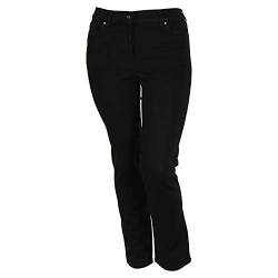 ZERRES Style CORA – Bequeme, stretchige Jeanshose, Gerade geschnittenes Bein Farbe Black Größe 46 von Zerres