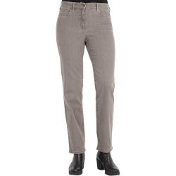 ZERRES Style CORA – Bequeme, stretchige Jeanshose, Gerade geschnittenes Bein Farbe Taupe Größe 40 von Zerres
