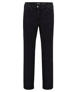 ZERRES Style GRETA – Bequeme, unsichtbaren Gummibund Jeanshose, Gerade geschnittenes Bein Farbe Schwarz Größe 40 von Zerres