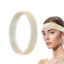 Zestvria Perückengriff-Stirnband,Anti-Schweiß-Rutschfester, verstellbarer Silikon-Haargummi - Perückenbänder, um Perücken an Ort und Stelle zu halten, transparentes, bequemes Silikon-Haargummi für von Zestvria
