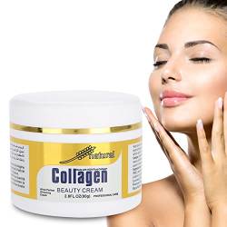 Collagen Cream, 80g Whitening Feuchtigkeitsspendende straffende Anti-Aging-Gesichtscreme hilft bei der Aufhellung feiner Linien und hellt die jüngere Haut auf von Zetiling
