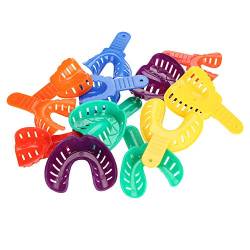 Dental Trays, 12 Stück/Set Generisches Dental Kunststoff Zahnstütze Kunststoff Zahnhalter Zahnstütze Zahnstütze Werkzeuge für die Zahnstütze von Zetiling