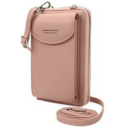 ZhengYue Damen Handy Umhängetasche, Leder Handytasche zum Umhängen mit Geldbörse Kartenfächer, Crossbody Umhängetaschen Geldbeutel Brieftasche Kleine Tasche Geschenke für Frauen von ZhengYue