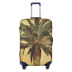 Zhengjia Palme Tropische Reisegepäckabdeckung, Koffer-Schutztasche, passend für 45,7 - 81,3 cm Gepäck, Palme Tropisch, XL von Zhengjia