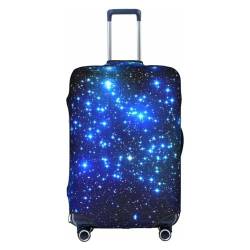 Zhengjia Reisegepäckabdeckung, Koffer-Schutztasche, passend für 45,7 - 81,3 cm große Gepäckstücke, Lila, Galaxy Stars, XL von Zhengjia