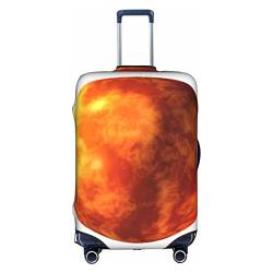 Zhengjia Reisegepäckhülle, Koffer-Schutztasche, passend für 45,7 - 81,3 cm große Gepäckstücke, Rot / Weiß, Mars Planet, L von Zhengjia