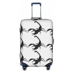 Zhengjia Reisegepäckhülle, Koffer-Schutztasche, passend für 45,7 - 81,3 cm große Gepäckstücke, Skorpion, L von Zhengjia
