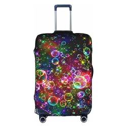 Zhengjia Sommer-Hawaii-Reisegepäckabdeckung, Koffer-Schutztasche, passend für 45,7 - 81,3 cm große Gepäckstücke, Bunte Regenbogen-Sterne, L von Zhengjia