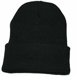 Zhiyao Beanie Mütz Damen Herren Winter Warm Weich Strickmütze Winterhüte Jersey Mütze Knit Hat Skull Cap zum Camping Geschenke für Frauen Männer von Zhiyao